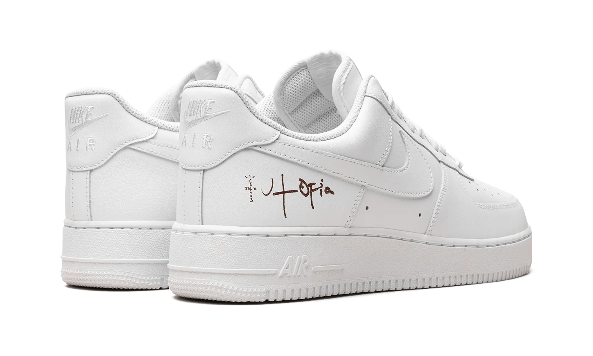 Air Force 1 Low '07 "Travis Scott Cactus Jack Utopia Edition -White" Comfortable Tongue
