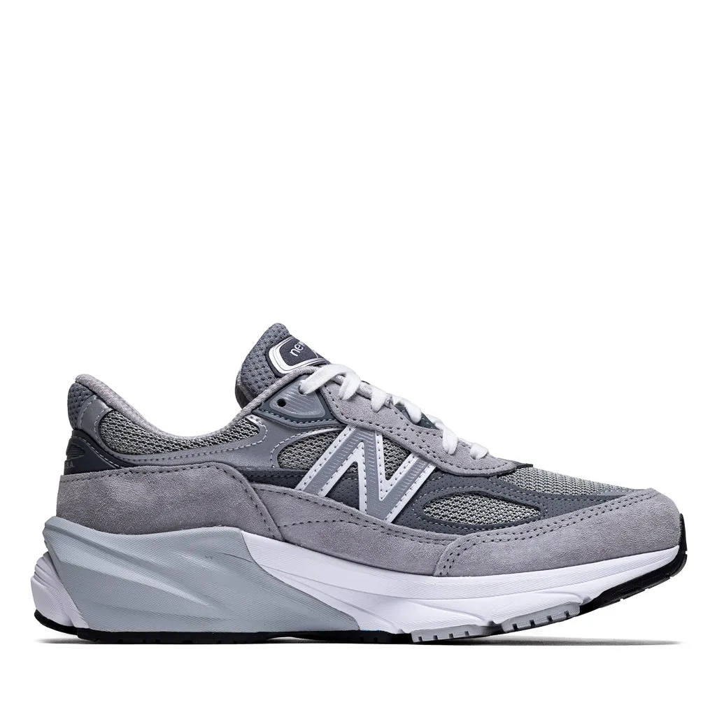 Women's New Balance Made in USA 990v6 - Grey Comfortable to wear Smooth Curve