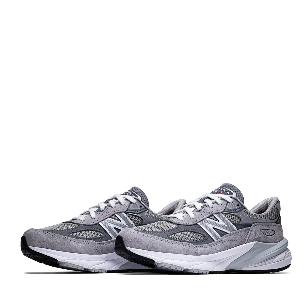 Women's New Balance Made in USA 990v6 - Grey Cushioned Midsole Technology Gym Essential