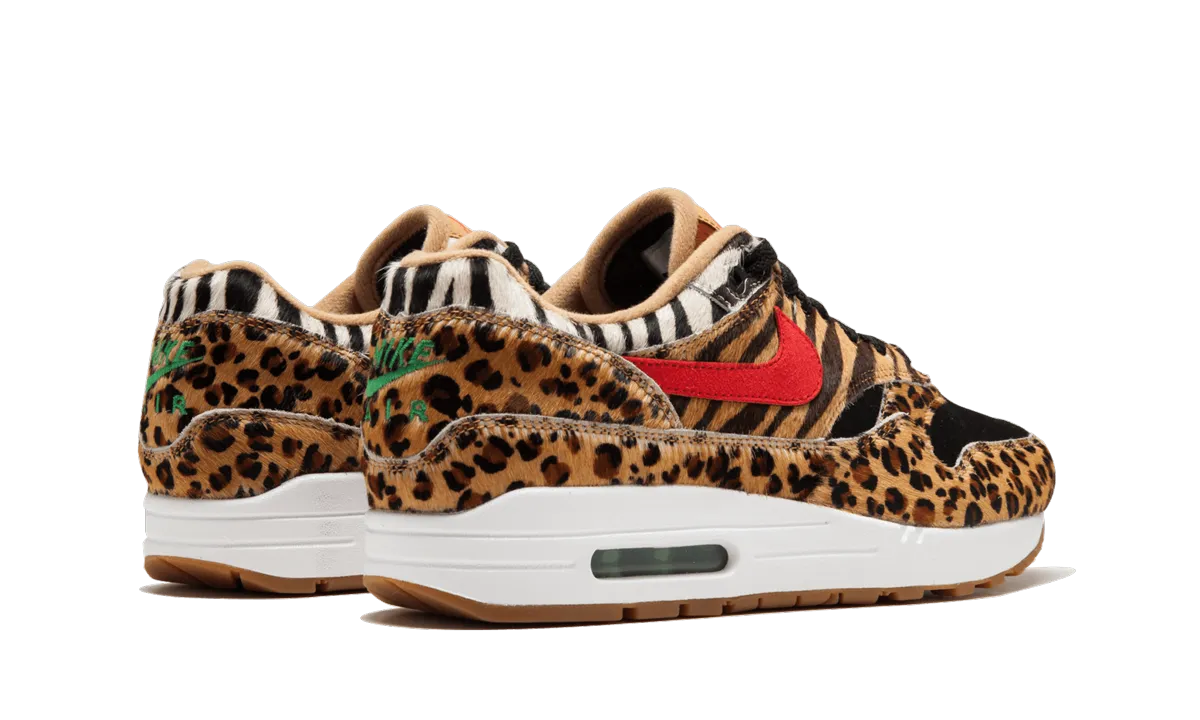 Air Max 1 DLX "Atmos Animal Pack 2.0" Cross-training tool water - repellent upper shoes