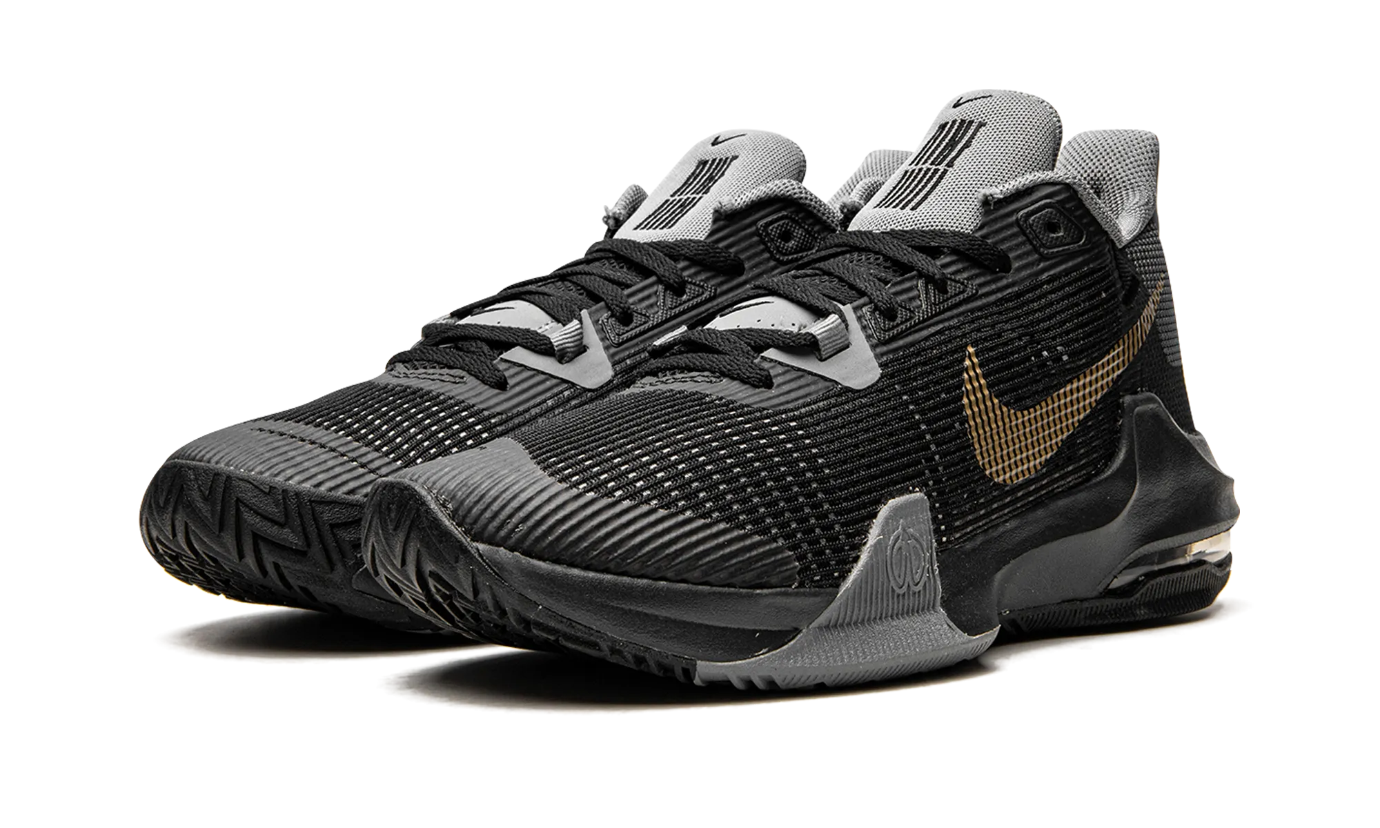 running in a mud run suitable for experts Air Max Impact 3 "black gold"