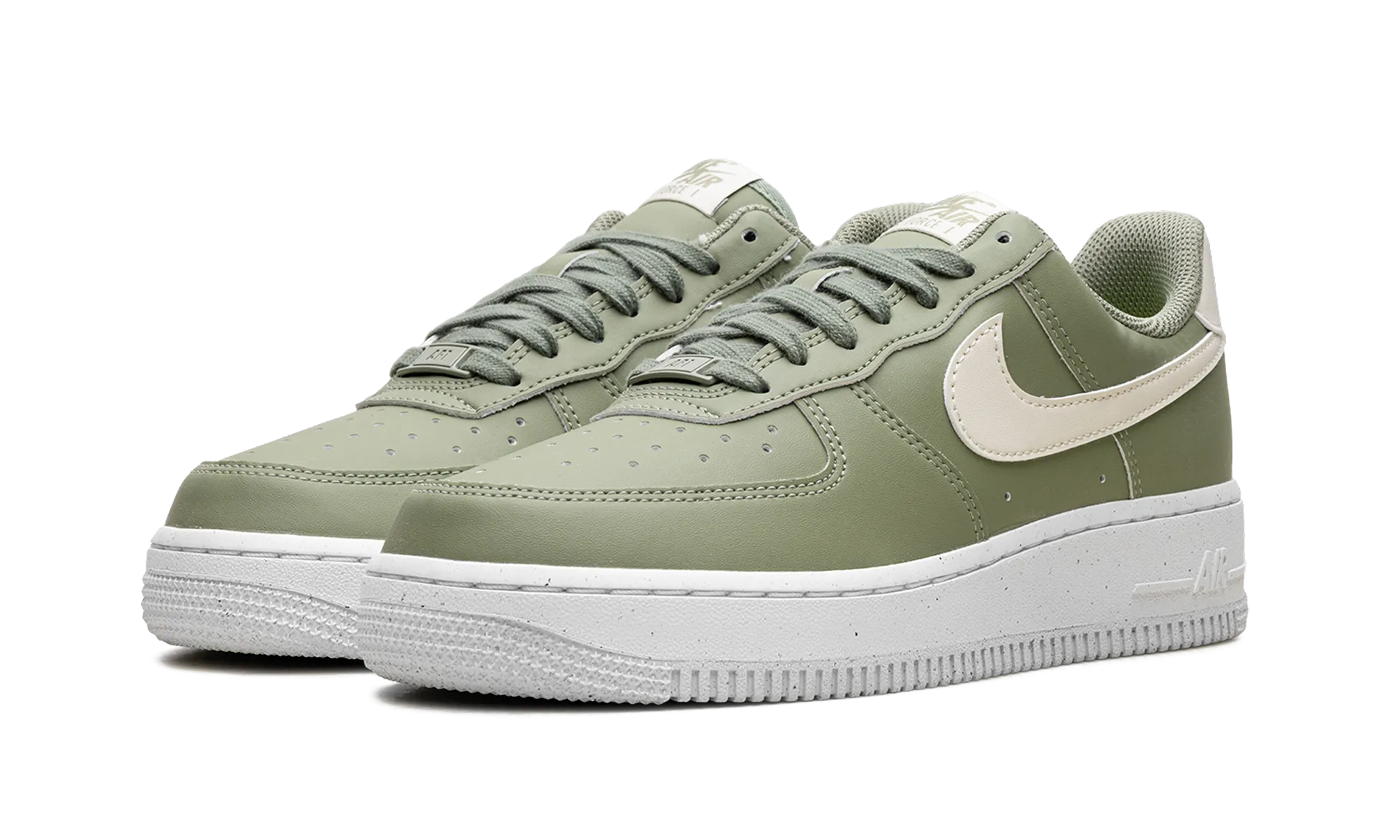 Air Force 1 '07 Next Nature WMNS "Oil Green" Durable Sole Quick lace