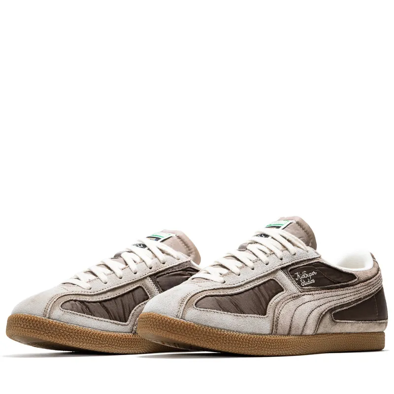 Anti Odor Treatment Ankle padding KidSuper x Puma Brasil Panels - Espresso Brown/Totally Taupe