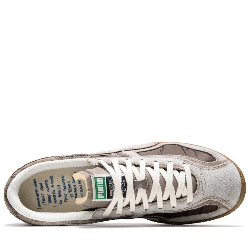 KidSuper x Puma Brasil Panels - Espresso Brown/Totally Taupe carbon fiber shank Fast Routine