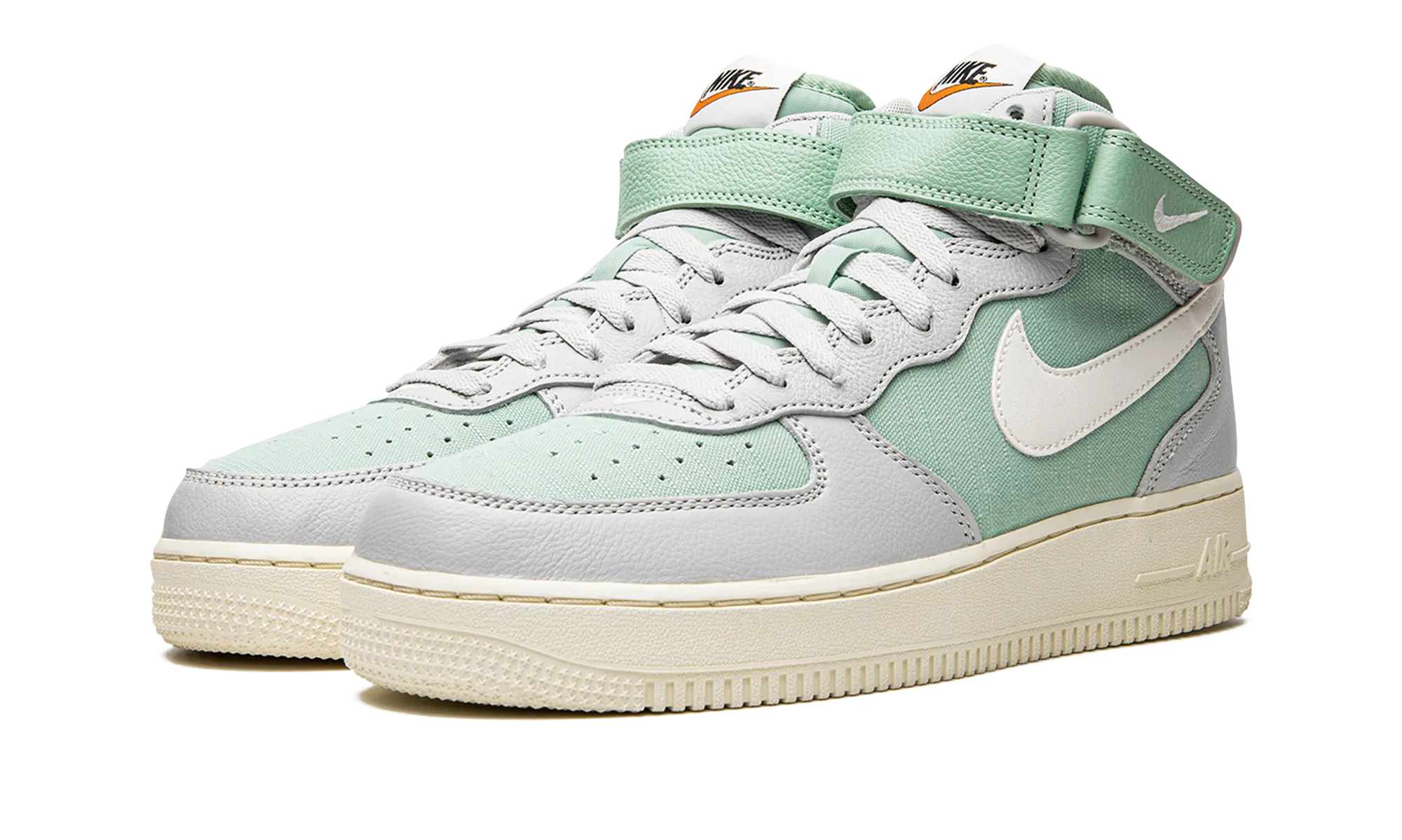Air Force 1 Mid '07 LX "Grey Fog Enamel Green" Comfort Padding Flexible Cushion