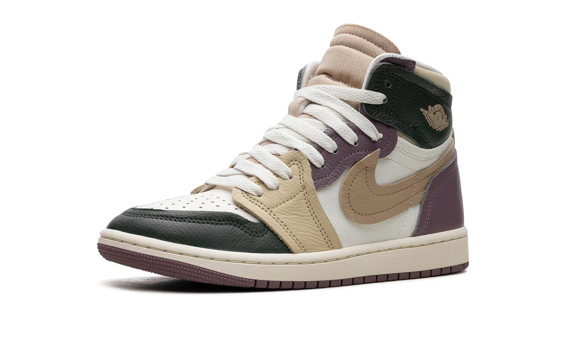 AIR JORDAN 1 HIGH MM WMNS "Galactic Jade" Balanced Control Ankle Support Structure