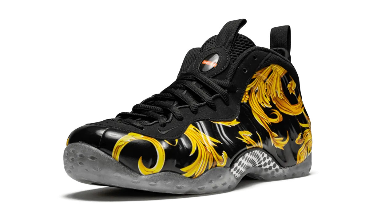 Quick Dry Liner Material Air Foamposite One "Supreme - Black"