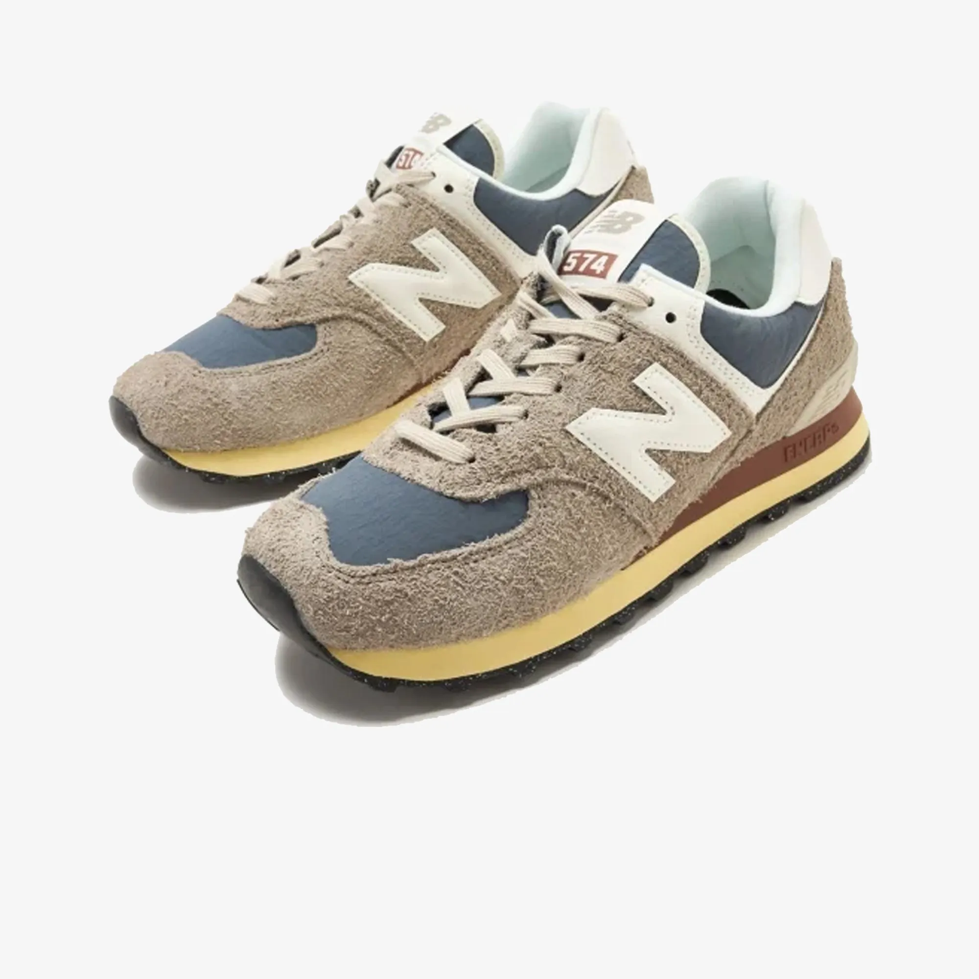 crew sock Impact Absorbing New Balance | 574 { ARID STONE/SEA SALT