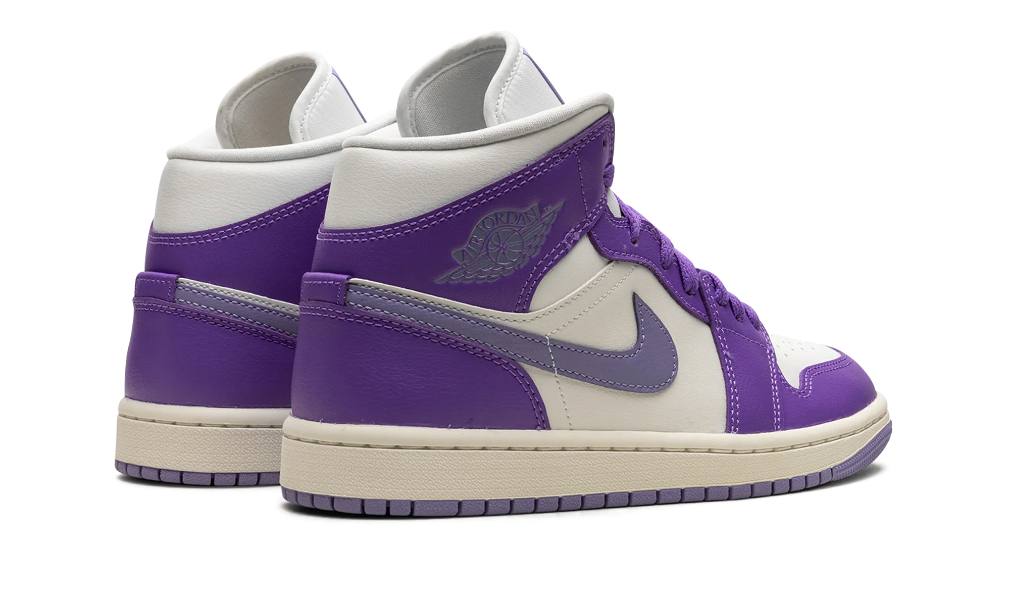 Hypergrip Technology Torsion Stability AIR JORDAN 1 MID WMNS "Action Grape"