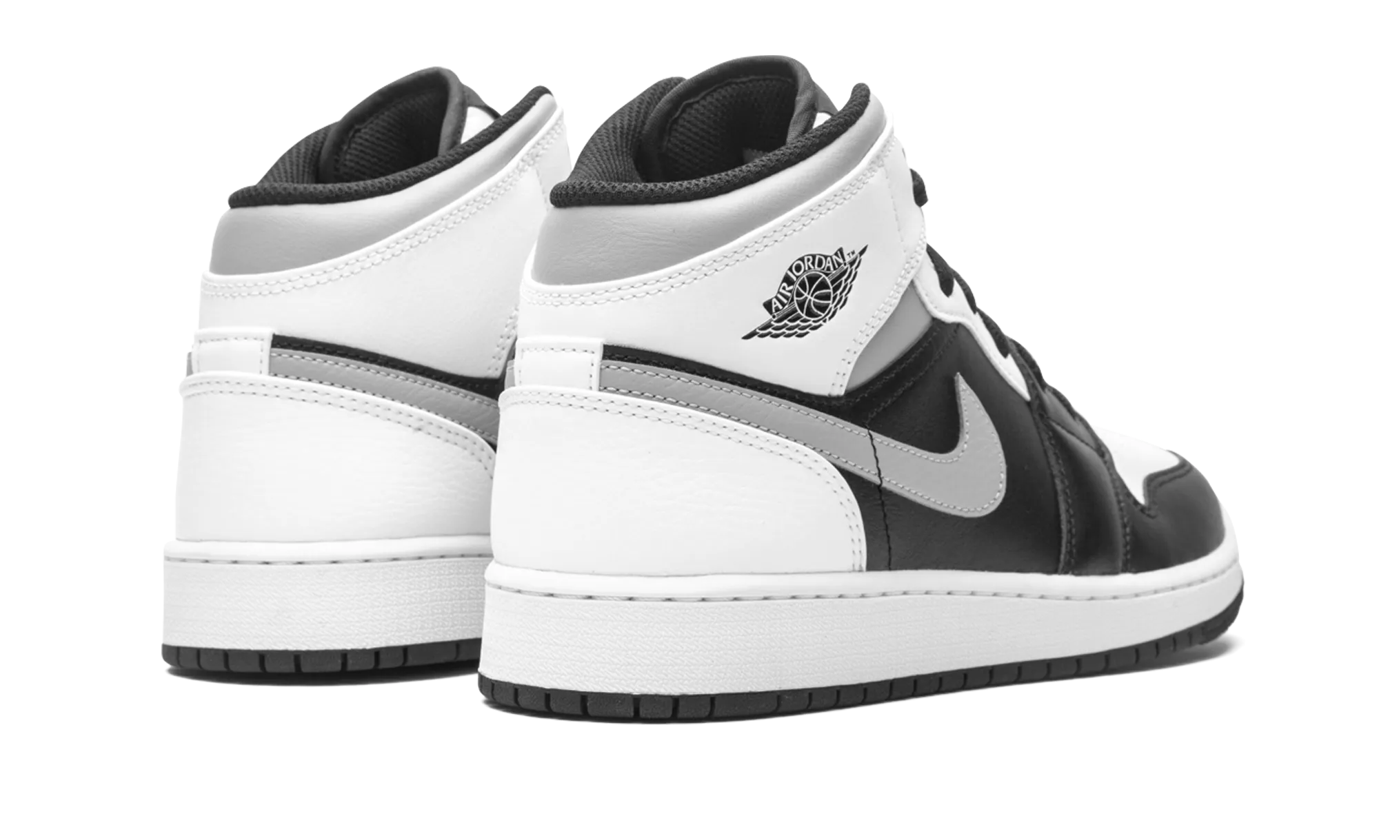 Air Jordan 1 Mid GS "White Shadow" Canvas Upper