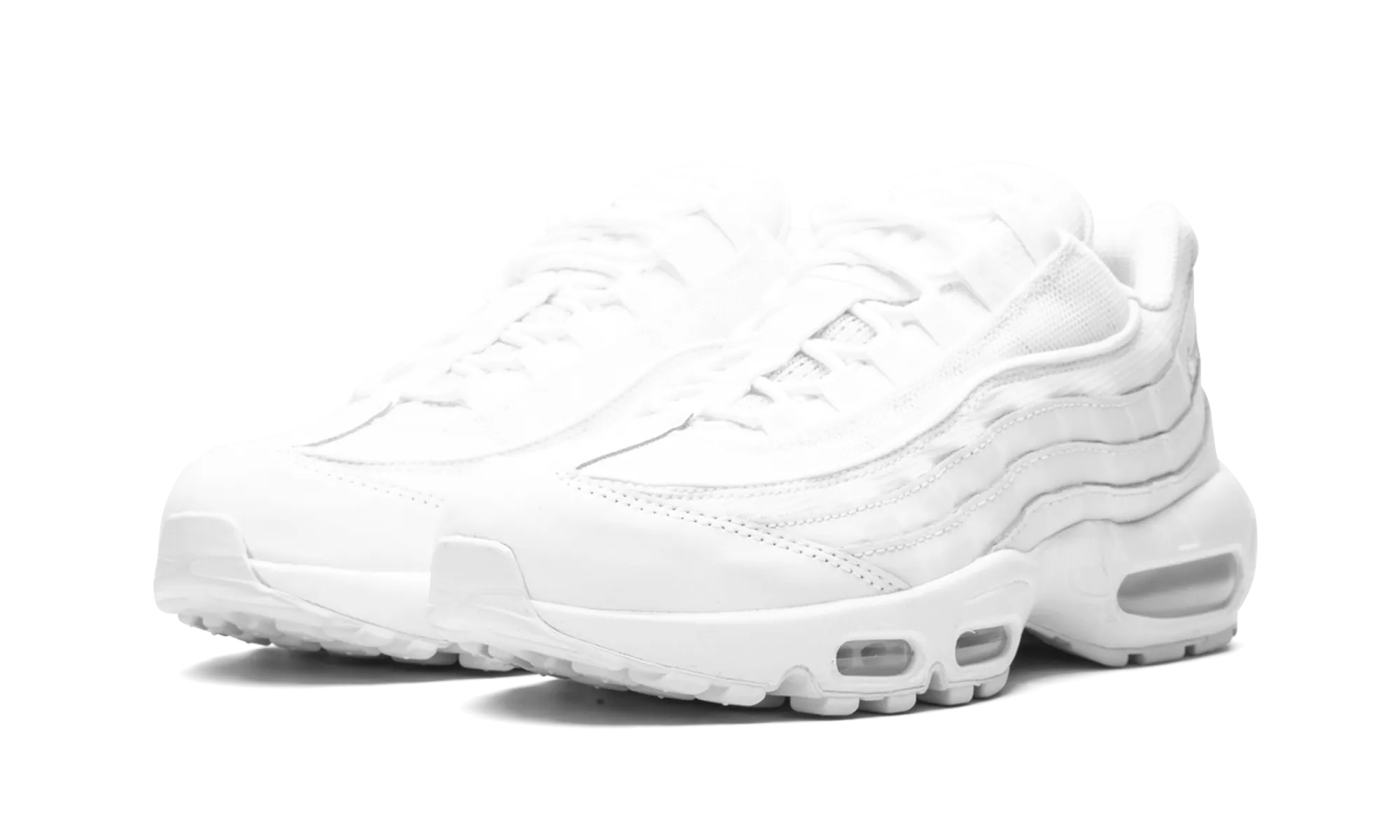 Air Max 95 "Triple White" Stretchable Upper Balanced Support