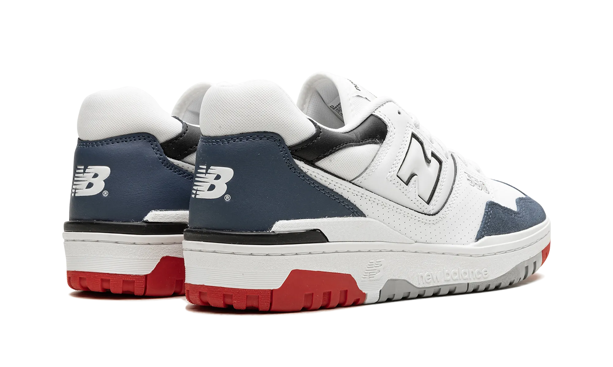 perforated - design Padded collar 550 "White/Navy/Red"
