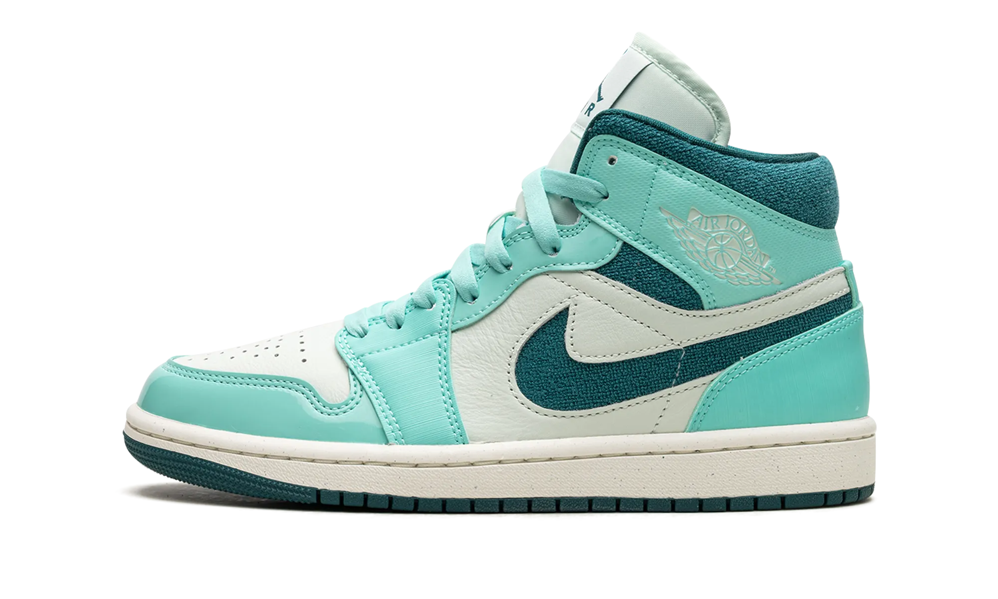 AIR JORDAN 1 MID SE WMNS "Bleached Turquoise" LongLasting