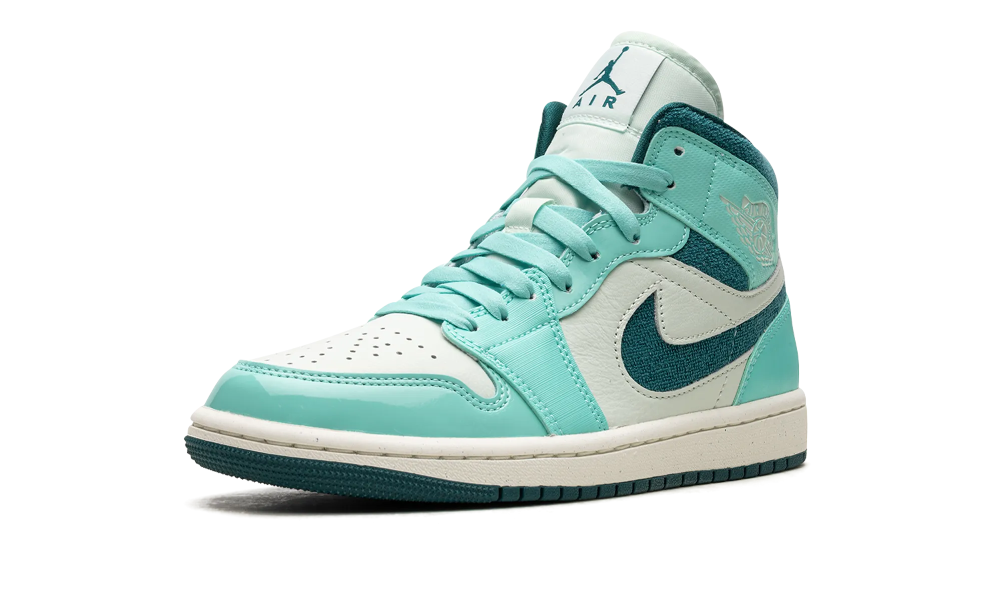 Sleek Option Versatile Trend AIR JORDAN 1 MID SE WMNS "Bleached Turquoise"