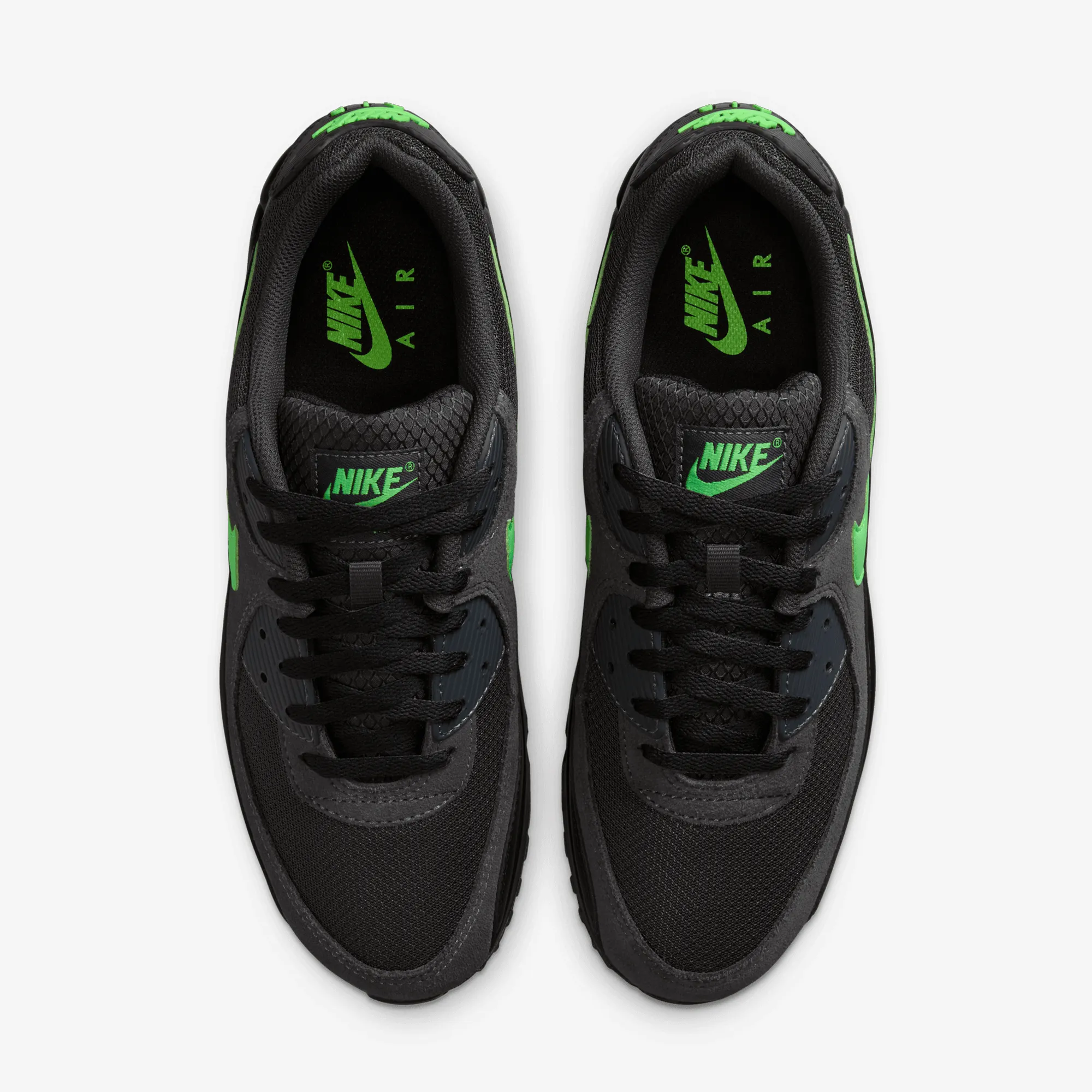Secure Grip Nike | AIR MAX 90 { ANTHRACITE/GREEN STRIKE-BLACK