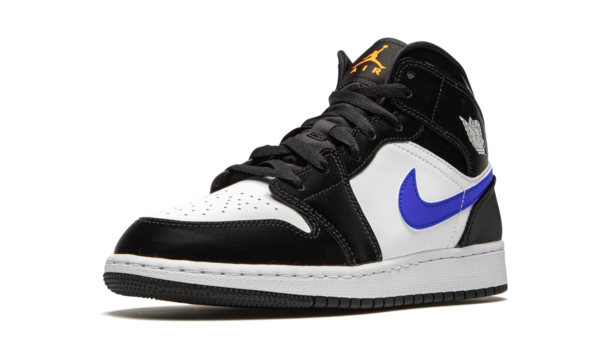 Air Jordan 1 Mid GS "Racer Blue" Recycled Synthetic Fabric