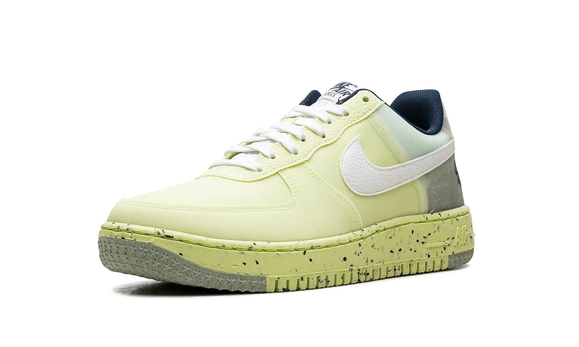 Skateboard Ready Everyday Look Air Force 1 Low Crater "Light Lemon Twist"