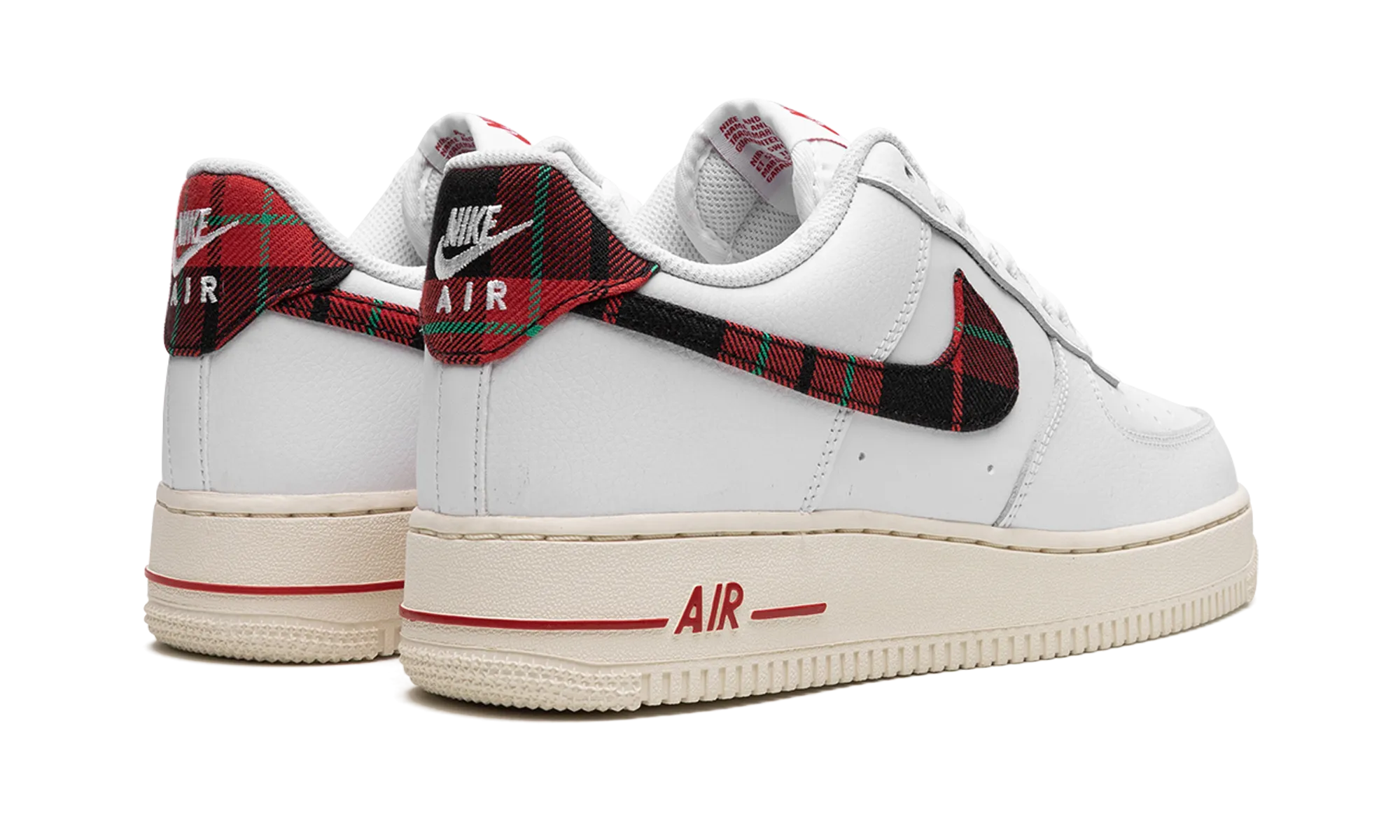 Slide Zone Skate Gear Fit Air Force 1 Low "Plaid"