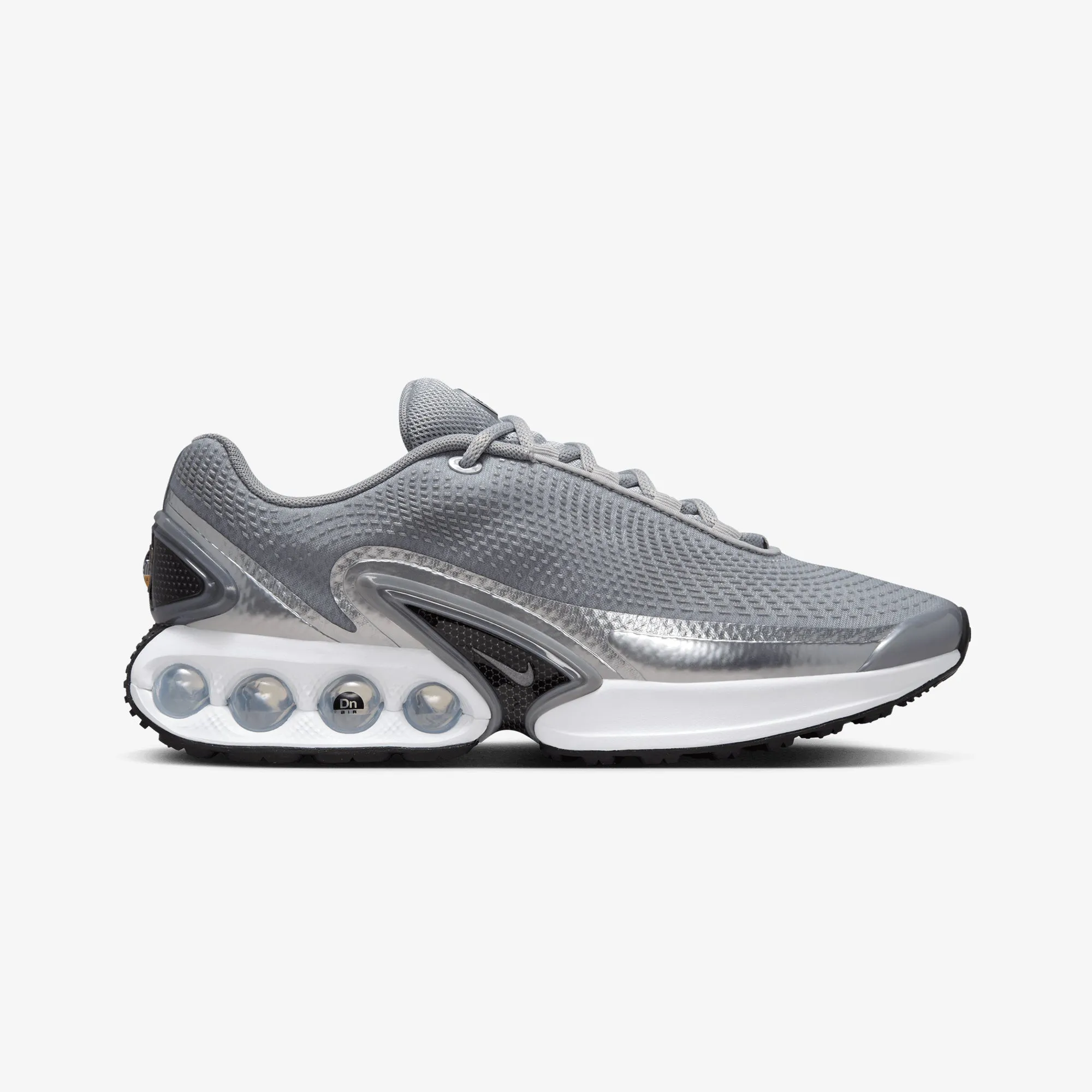 Impact Resistant Toe Cap Outdoor Move Nike | AIR MAX DN { METALLIC SILVER/METALLIC SILVER-WHITE
