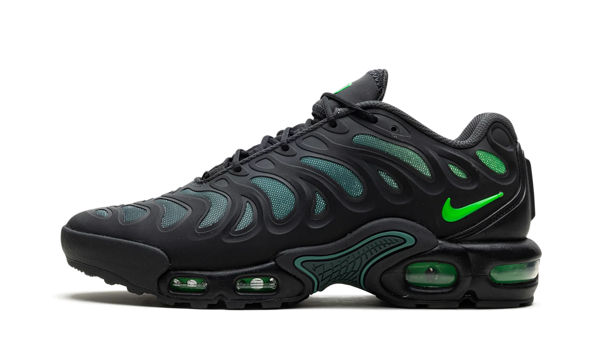Air Max Plus Drift "Black Volt" microfiber - feature shoes Hard surface protection