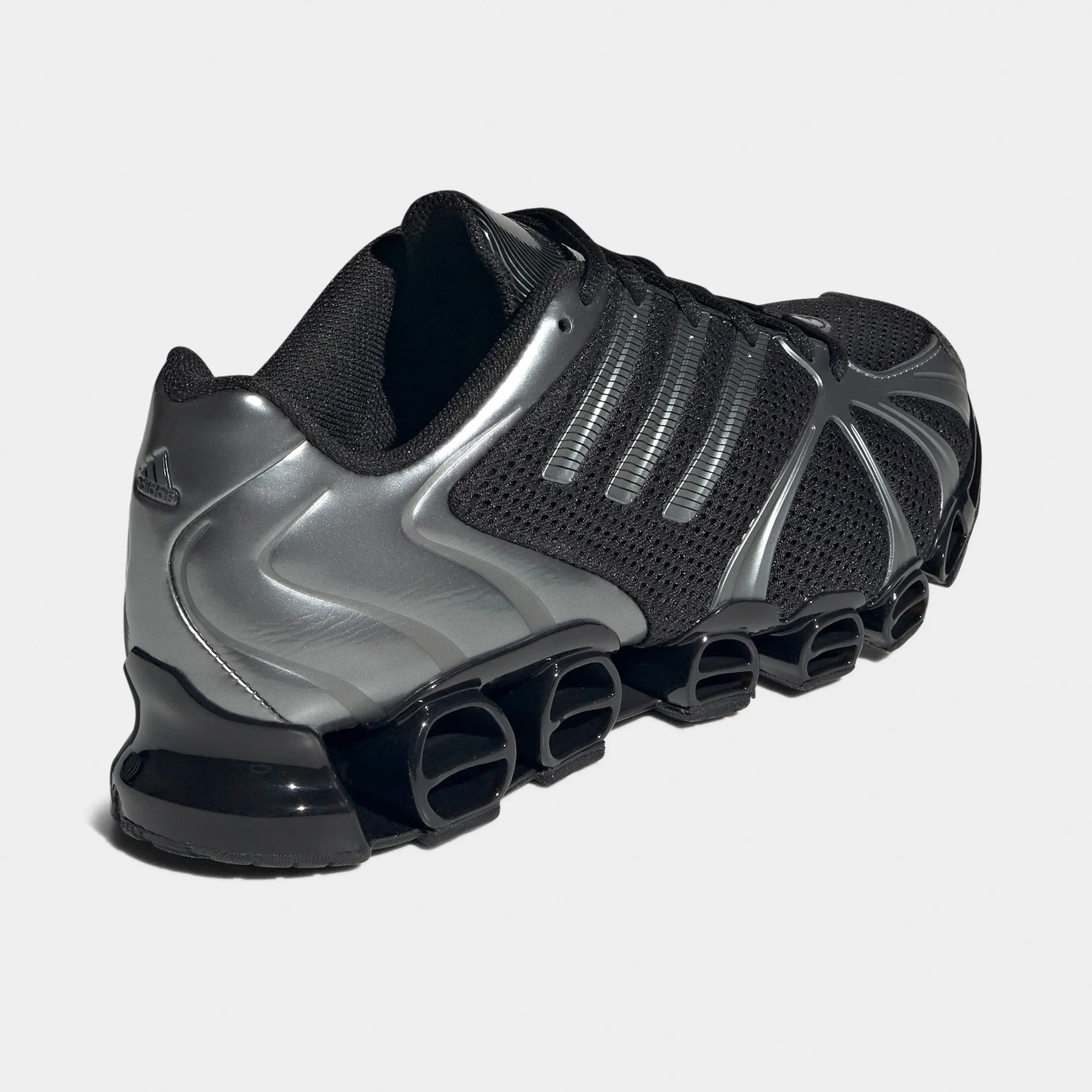 adidas Women's Mega Ghostride Core Black / Iron Metallic - Black Stitch Down Construction sock liner