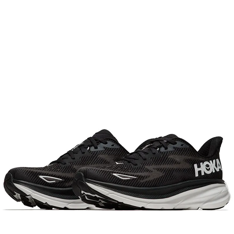 LaceUpDesign Hoka Clifton 9 - Black/White