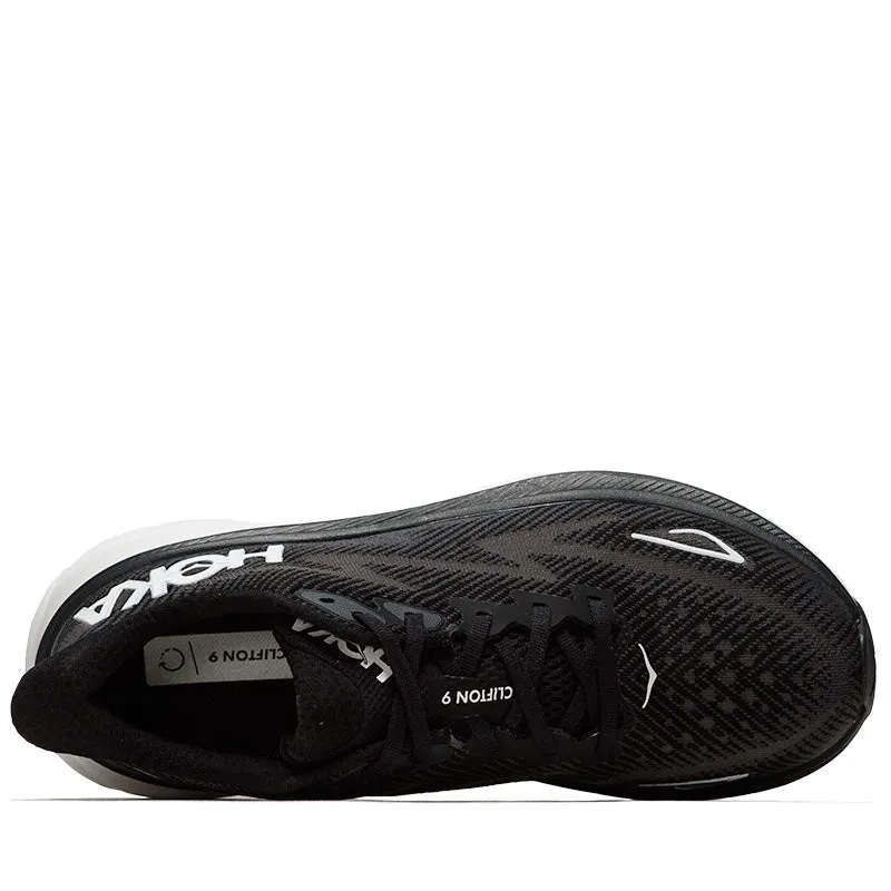 Hoka Clifton 9 - Black/White Any Weather