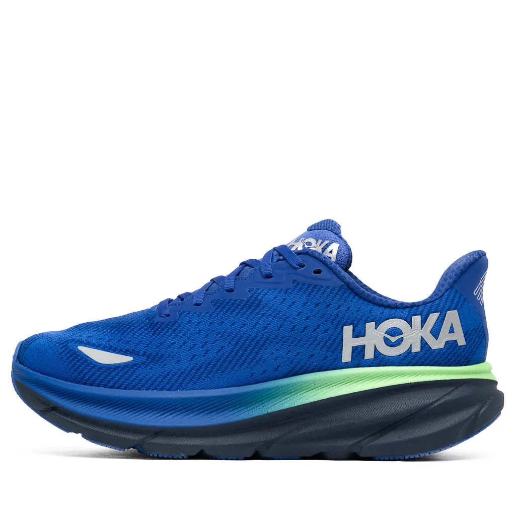 Hoka Clifton 9 Gore-Tex - Dazzling Blue/Evening Sky Active Zone