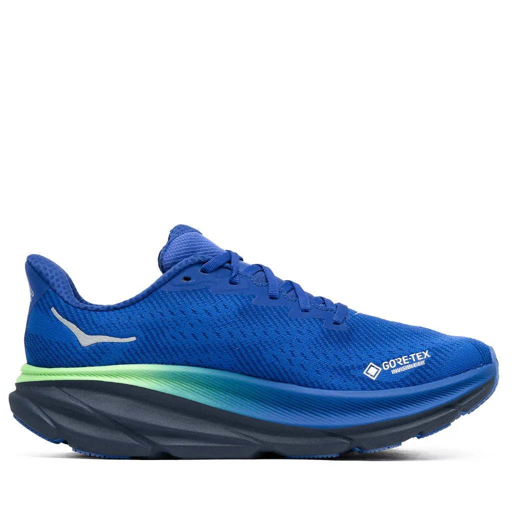 Heel Balance Hoka Clifton 9 Gore-Tex - Dazzling Blue/Evening Sky