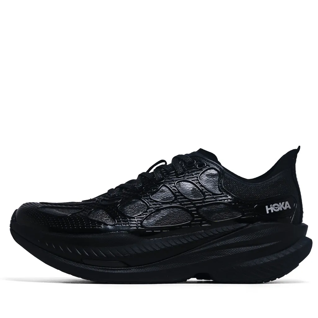 Hoka Mach X Caged - Black/Midnight Blue Fitness Trail