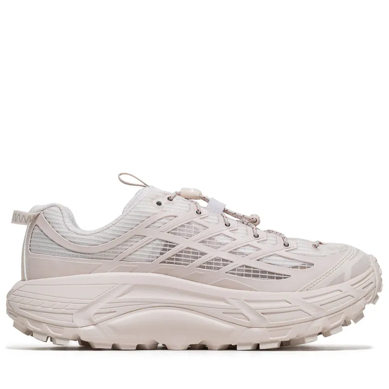 Hoka Mafate Three2 Grid - Rose Cream/Stucco Cushioned Choice Dynamic flex