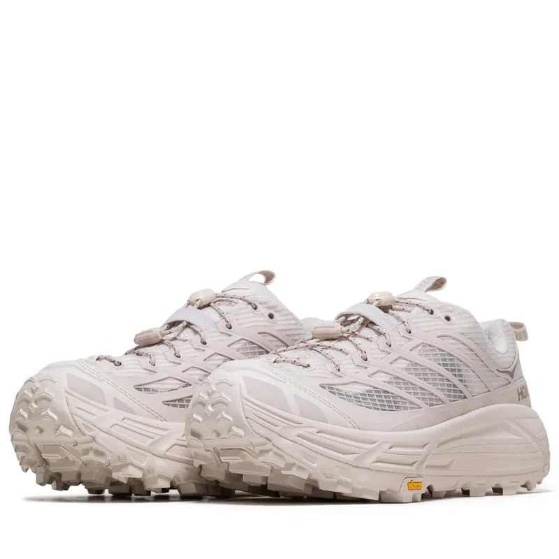 Breathable Upper Design Hoka Mafate Three2 Grid - Rose Cream/Stucco