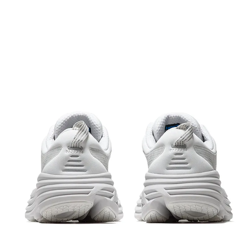 Stable Step Compression resistant Hoka U Bondi 8 TS Caged - White/Cosmic Grey