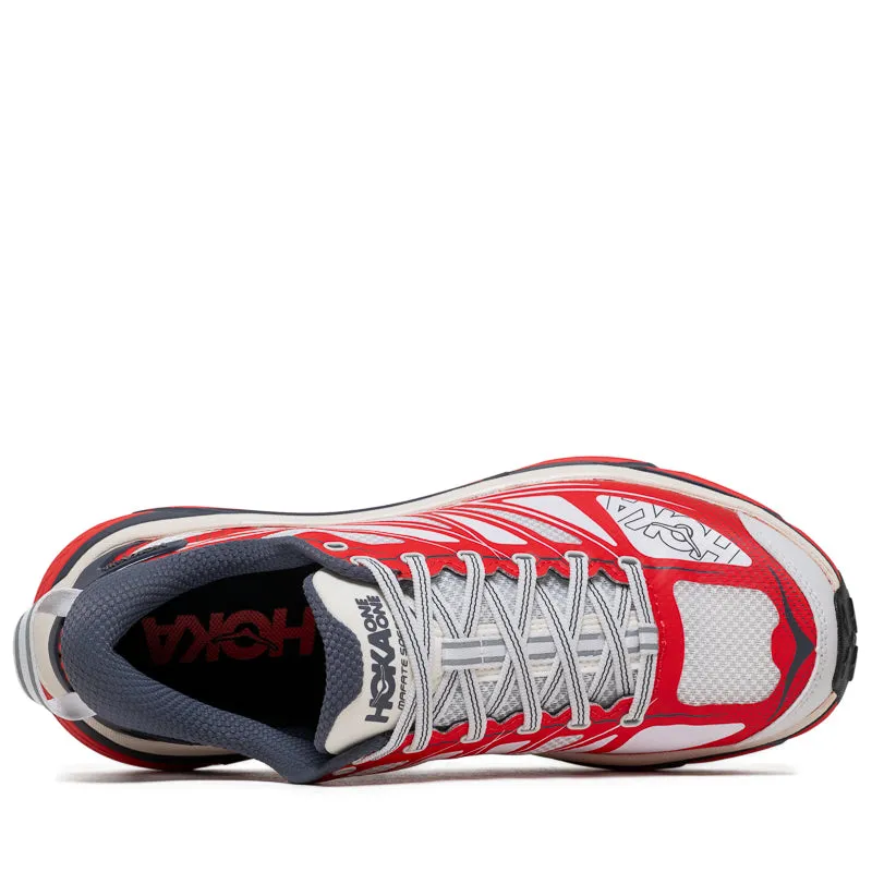 Stylish Stripes Sneaker Design Hoka U Mafate Speed 2 - Cerise/White