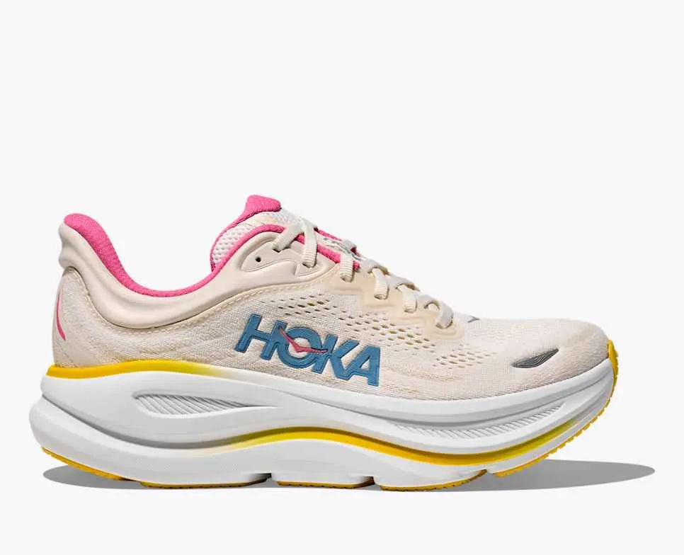 Hoka Women's Bondi 9 (New Colors) Breathable Feel Slip Resistant Outsole