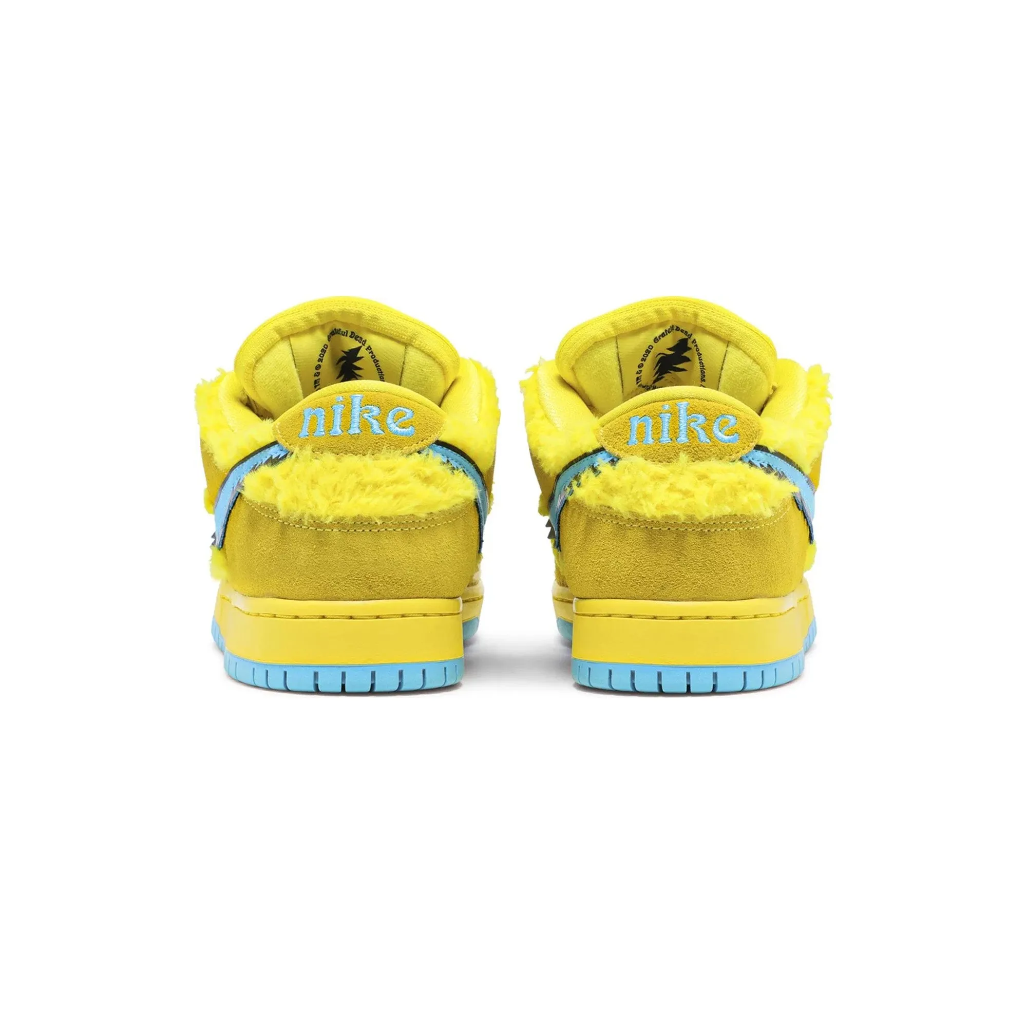 Breathable Vamp SB Dunk Low 'Grateful Dead Bears Opti Yellow' (2020)
