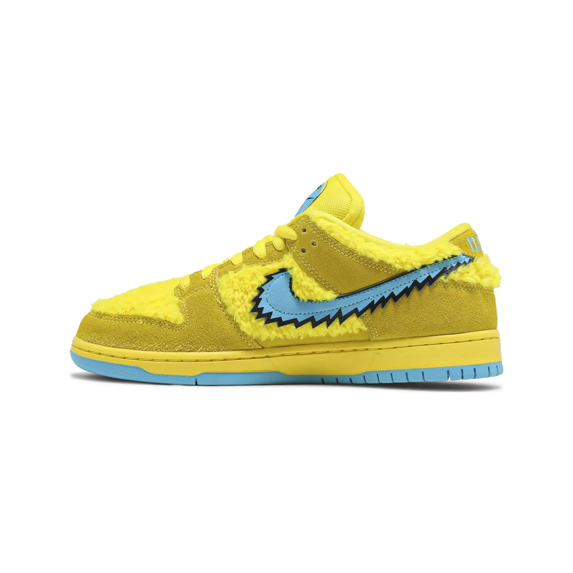 SB Dunk Low 'Grateful Dead Bears Opti Yellow' (2020) Multi Density Sole Sleek lines