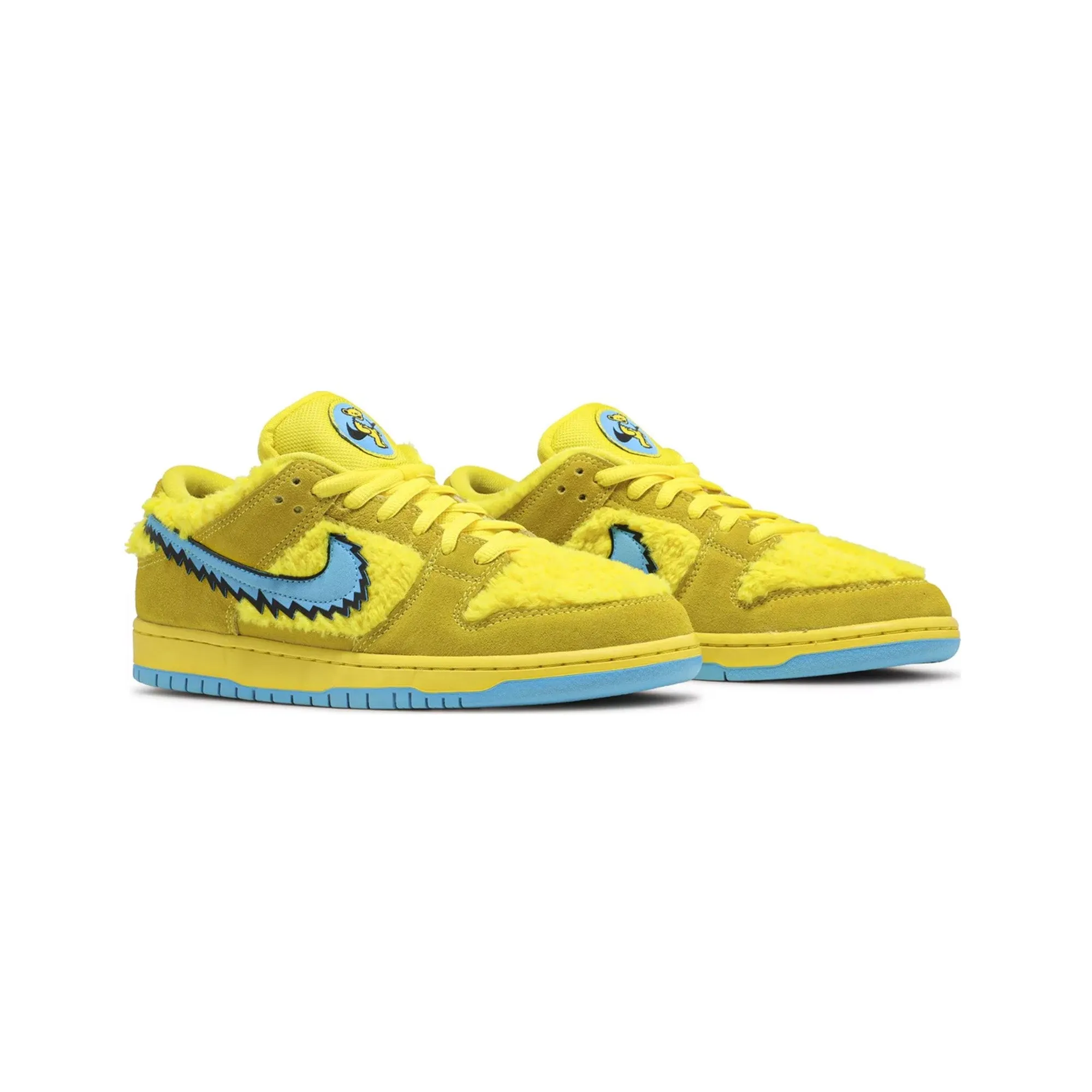 walking shoes Comfort footbed SB Dunk Low 'Grateful Dead Bears Opti Yellow' (2020)
