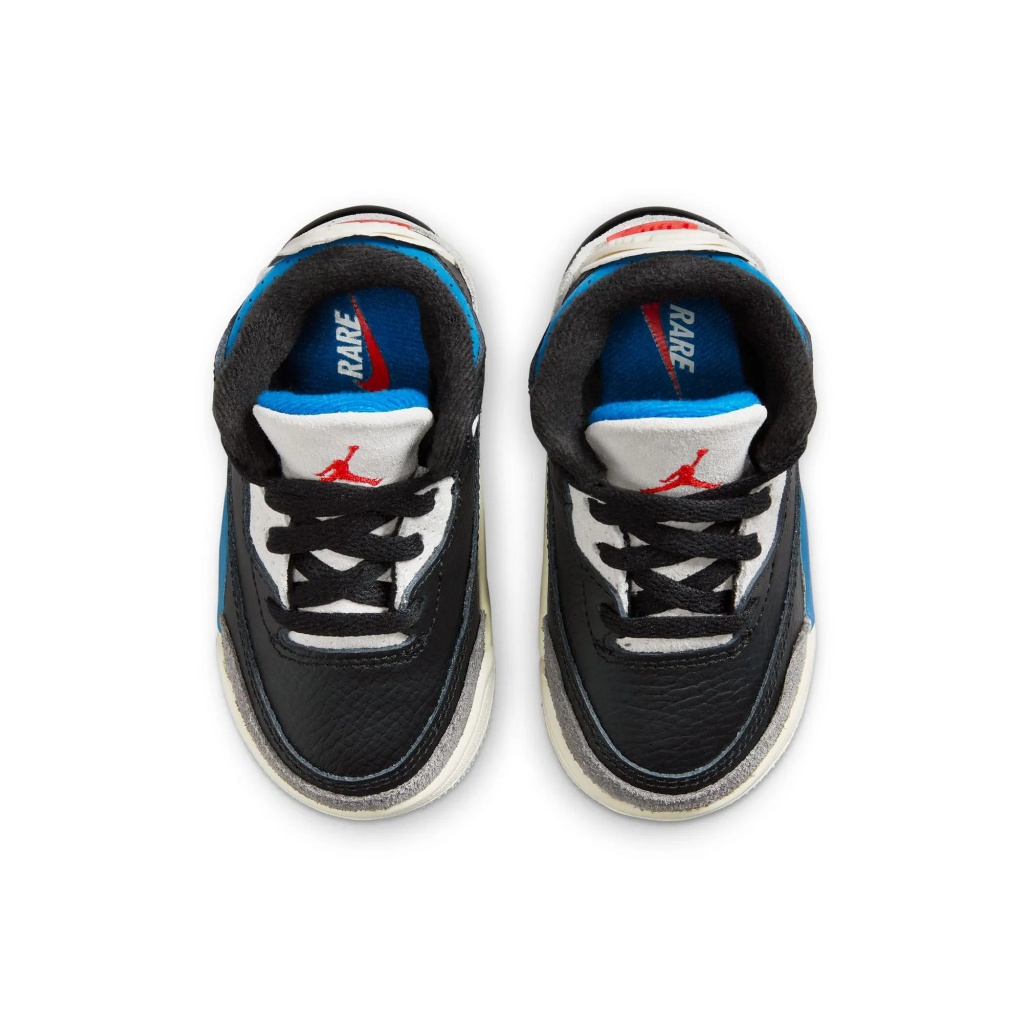 Jordan 3 Retro OG 'Rare Air' (TD) - Black/Chile Red Traction Grip Classy ease