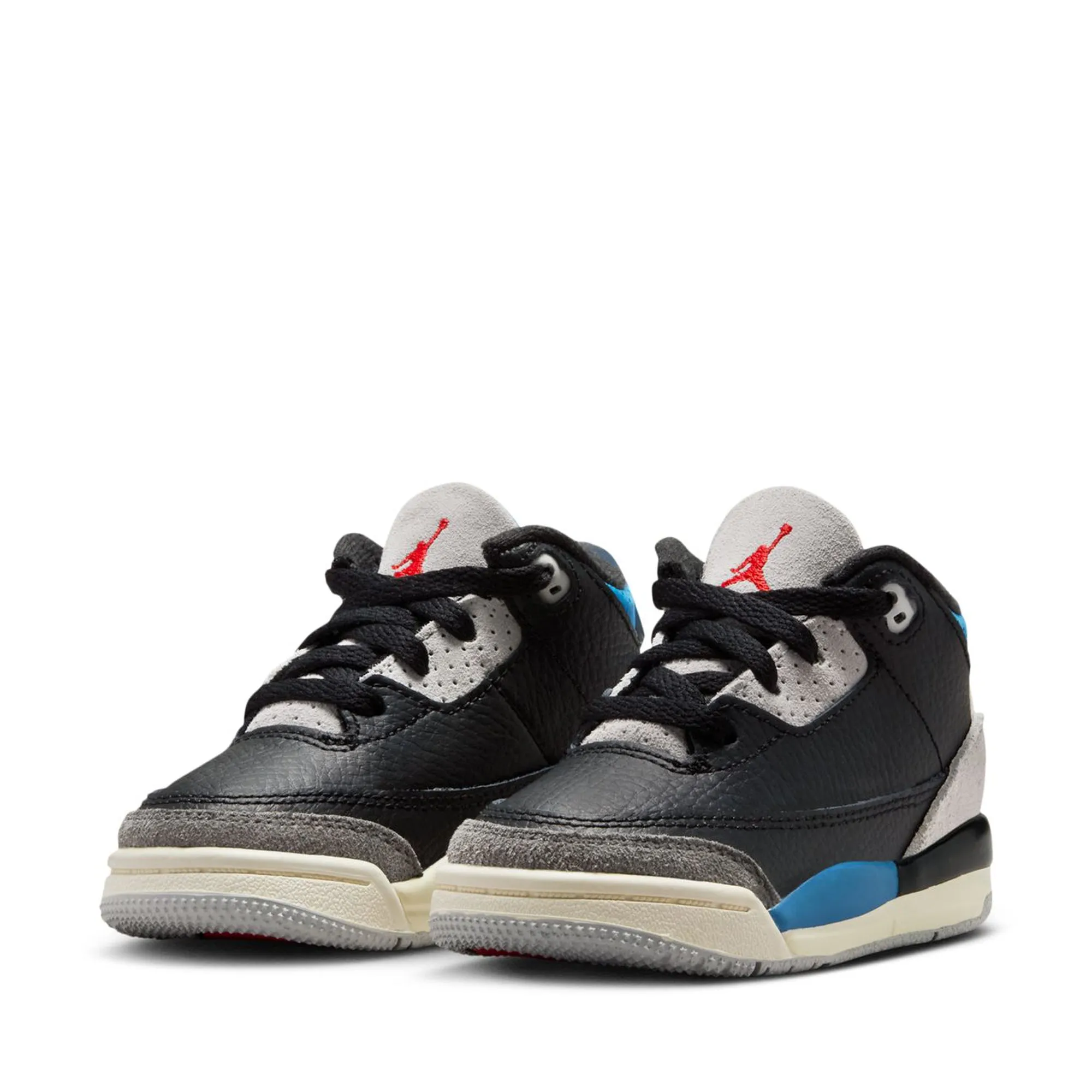 Cushioned Tongue Shock Dispersing Jordan 3 Retro OG 'Rare Air' (TD) - Black/Chile Red