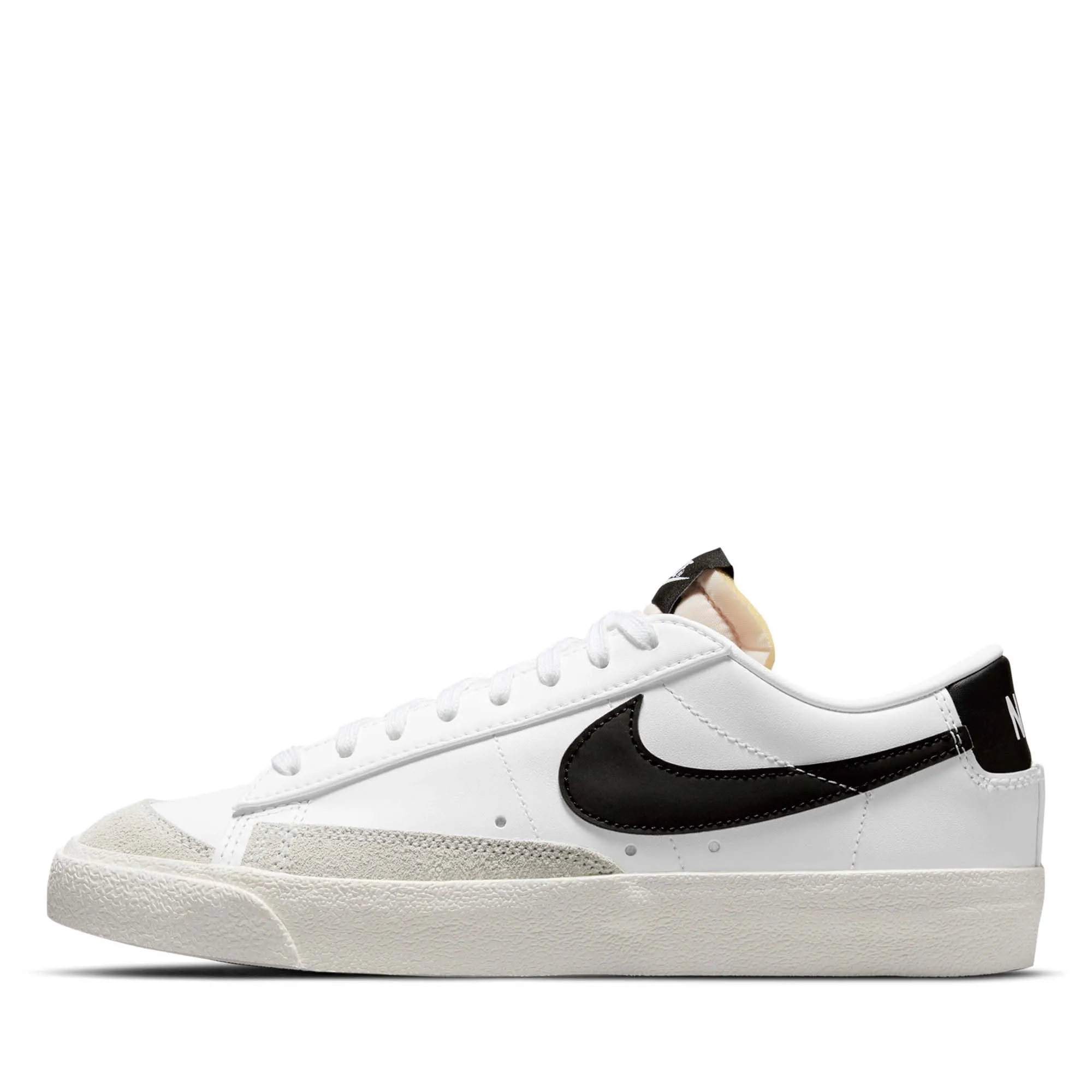 Women's Nike Blazer Low '77 - White/Black Elastic Gore MoldedInsole