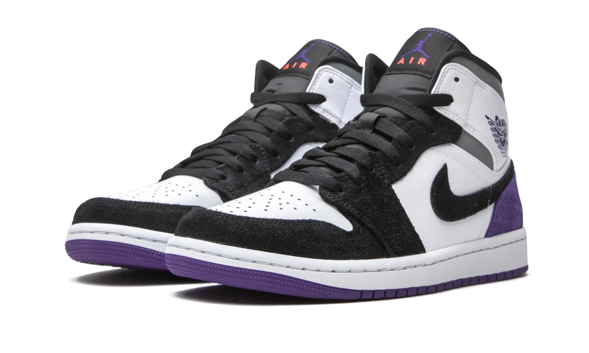 Air Jordan 1 Mid SE "Court Purple Suede" Comfort Soft