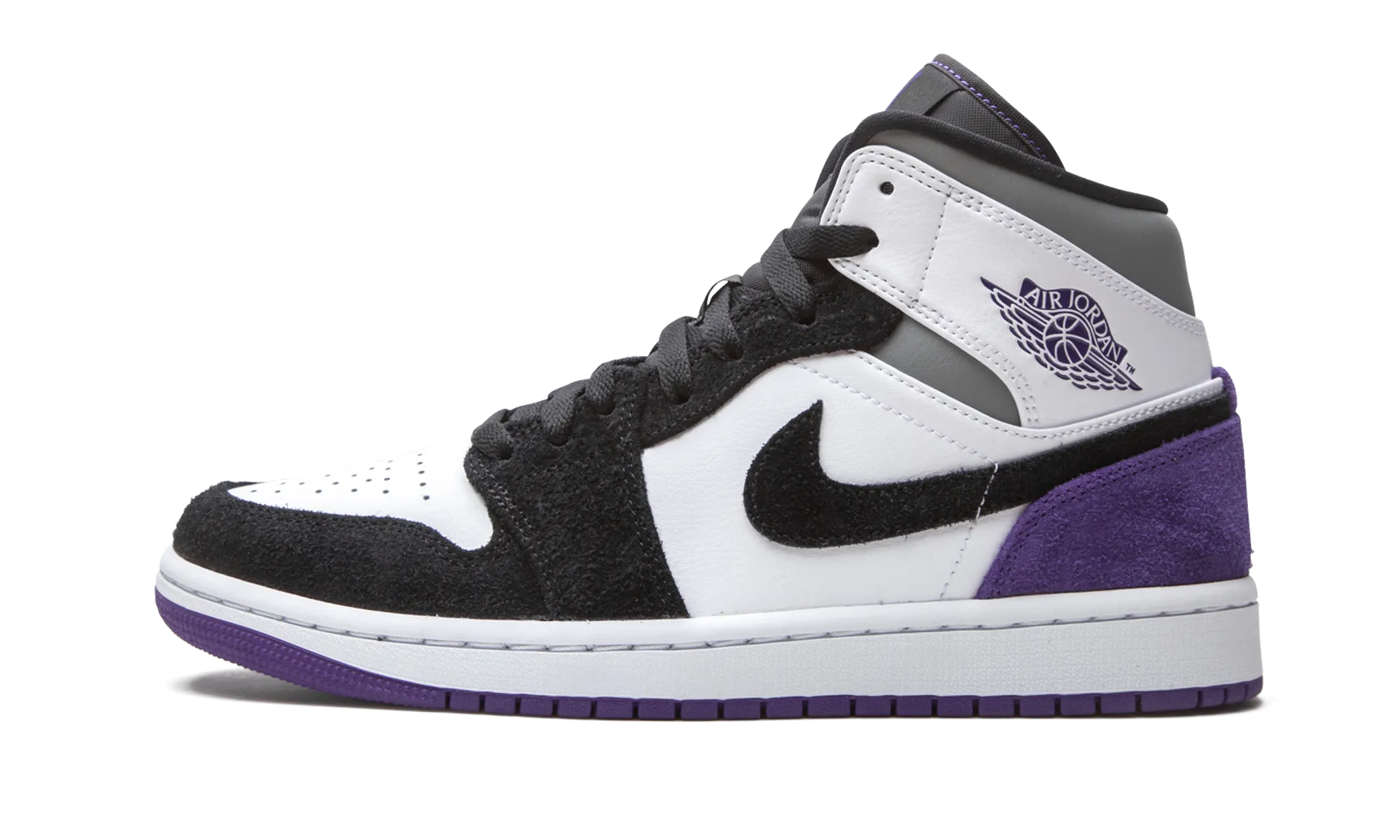 Air Jordan 1 Mid SE "Court Purple Suede" Pace Maker Textured Grip