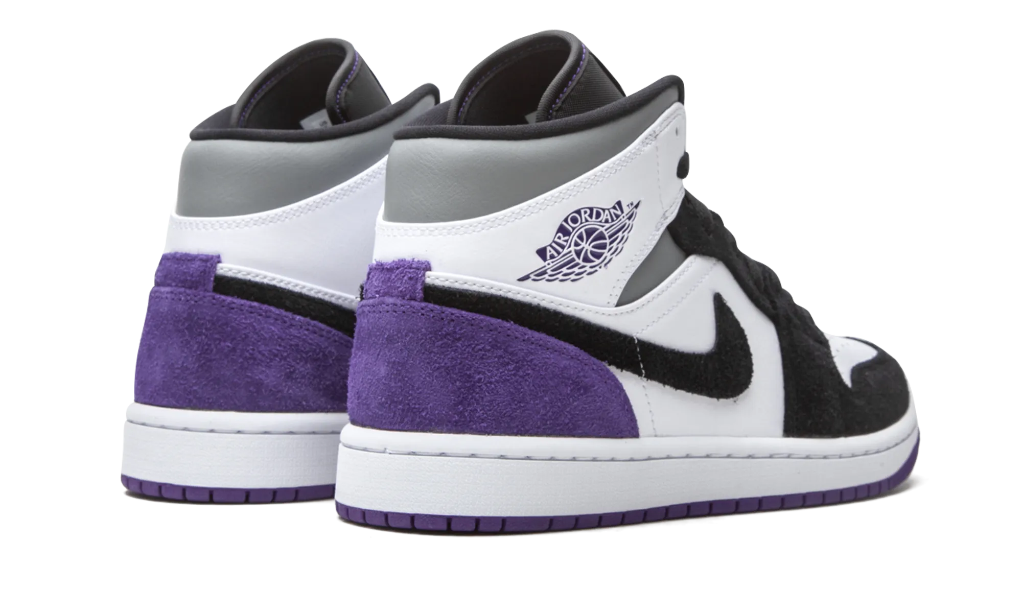 Air Jordan 1 Mid SE "Court Purple Suede" Anti Static Lining Recycled Components