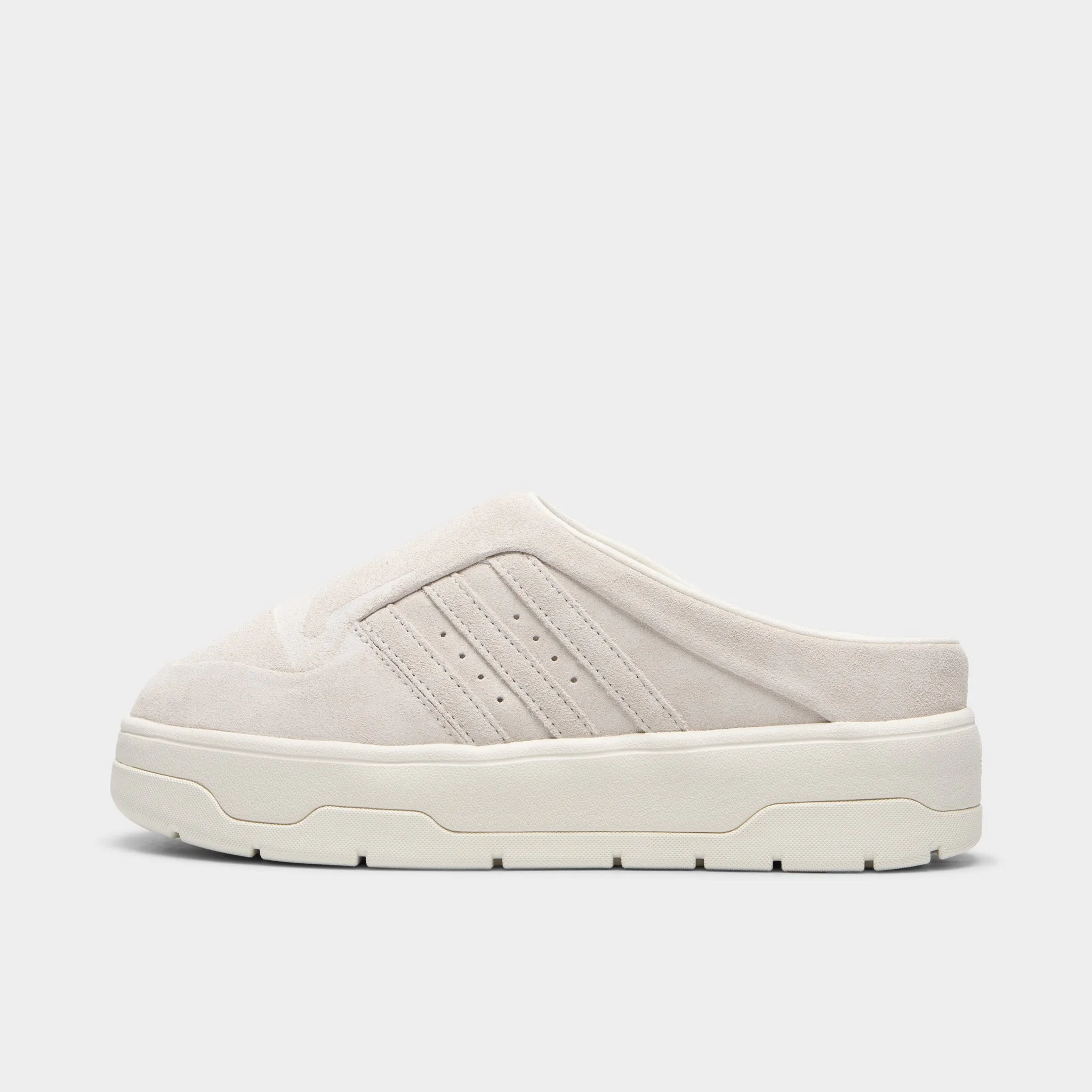 High Elasticity adidas Women's Rivalry Mule Cloud White / Green - Off White