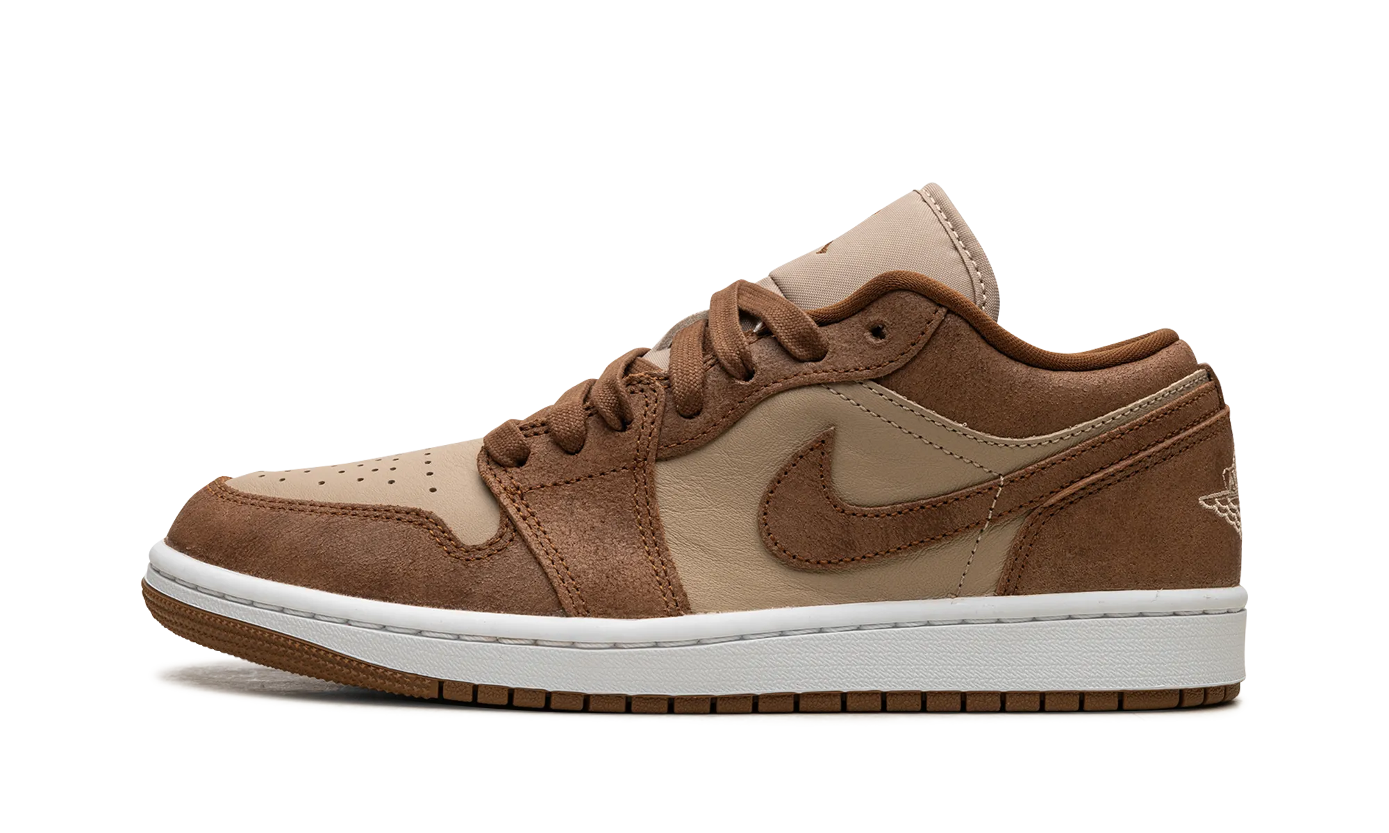 Cushion Base Air Jordan 1 Low WMNS "Tan/Brown"