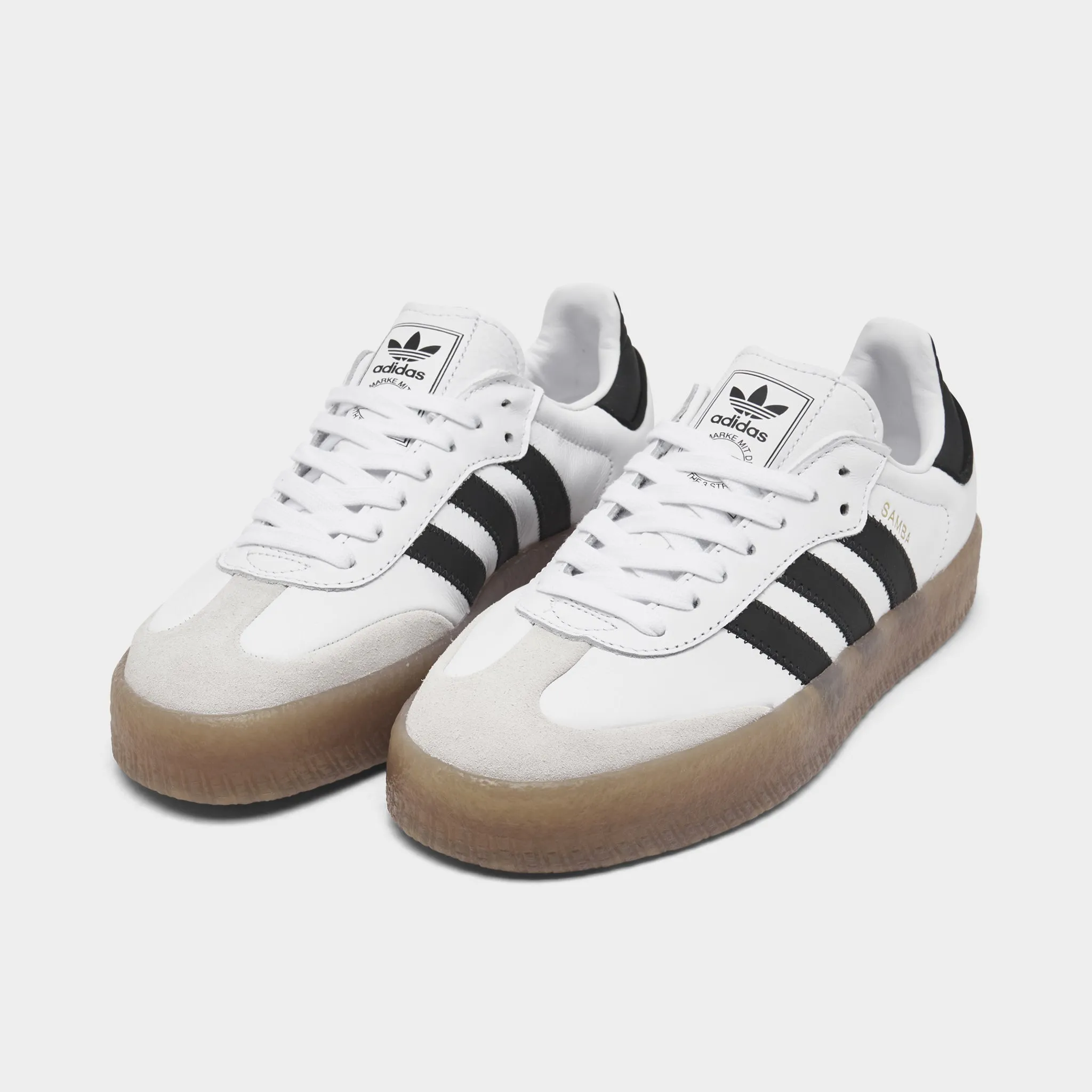 adidas Women's Sambae Footwear White / Core Black - Gold Urban Cool