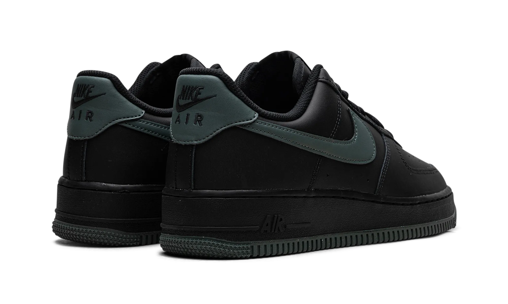 Air Force 1 "Black Vintage Green" Thick sole Casual Vibe