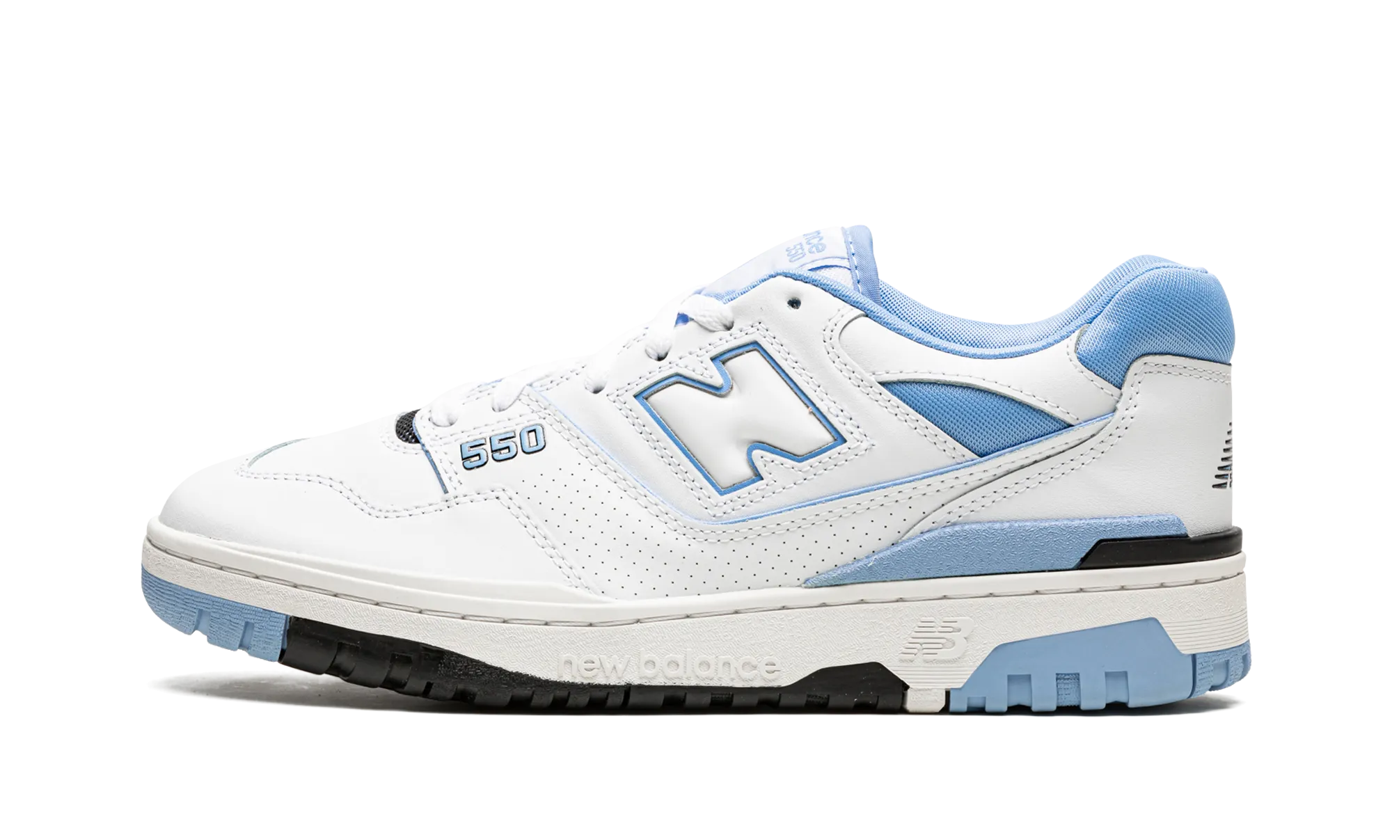 550 "White / Carolina Blue" non-slip Breathable Upper