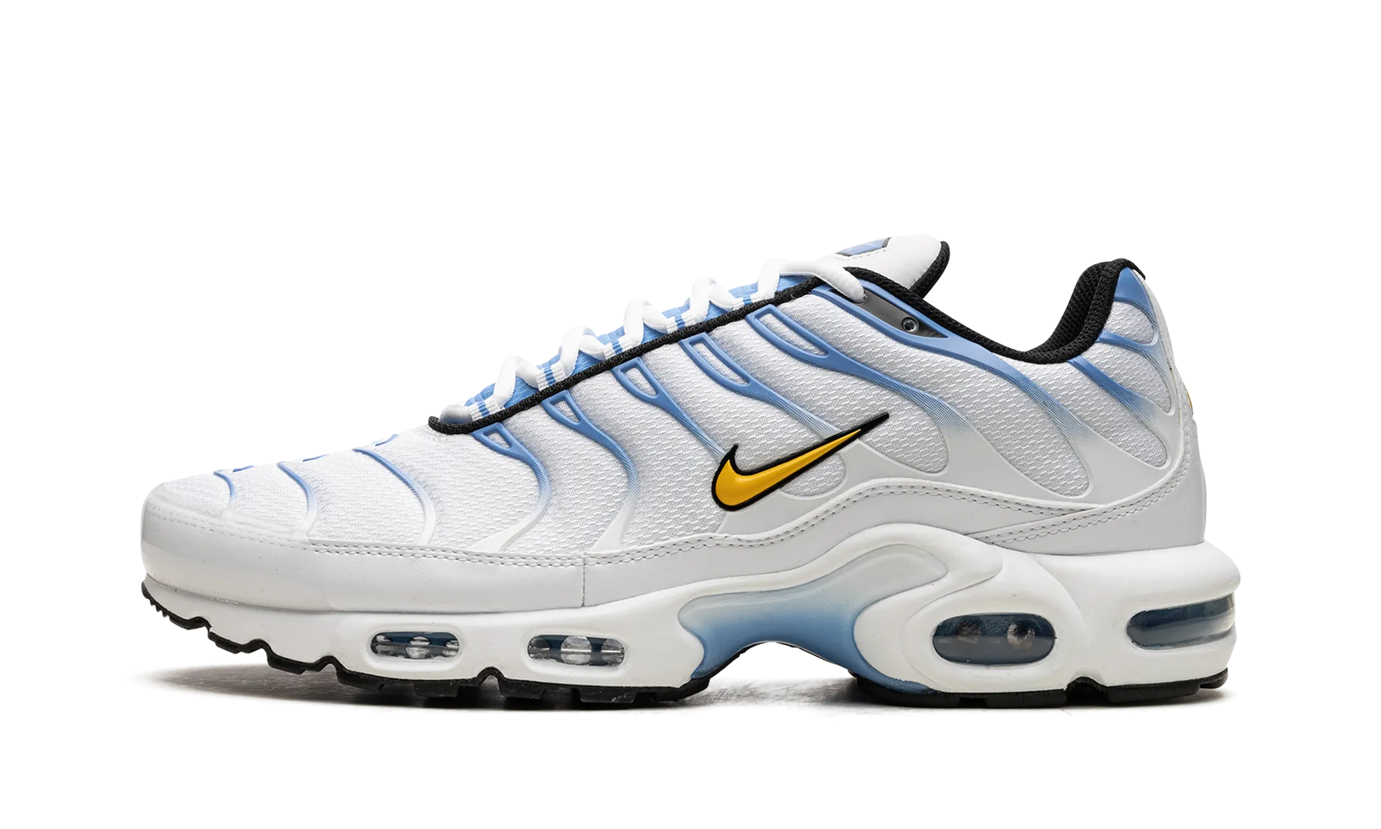 Air Max Plus "White University Blue" interval running wear Reflective Trim